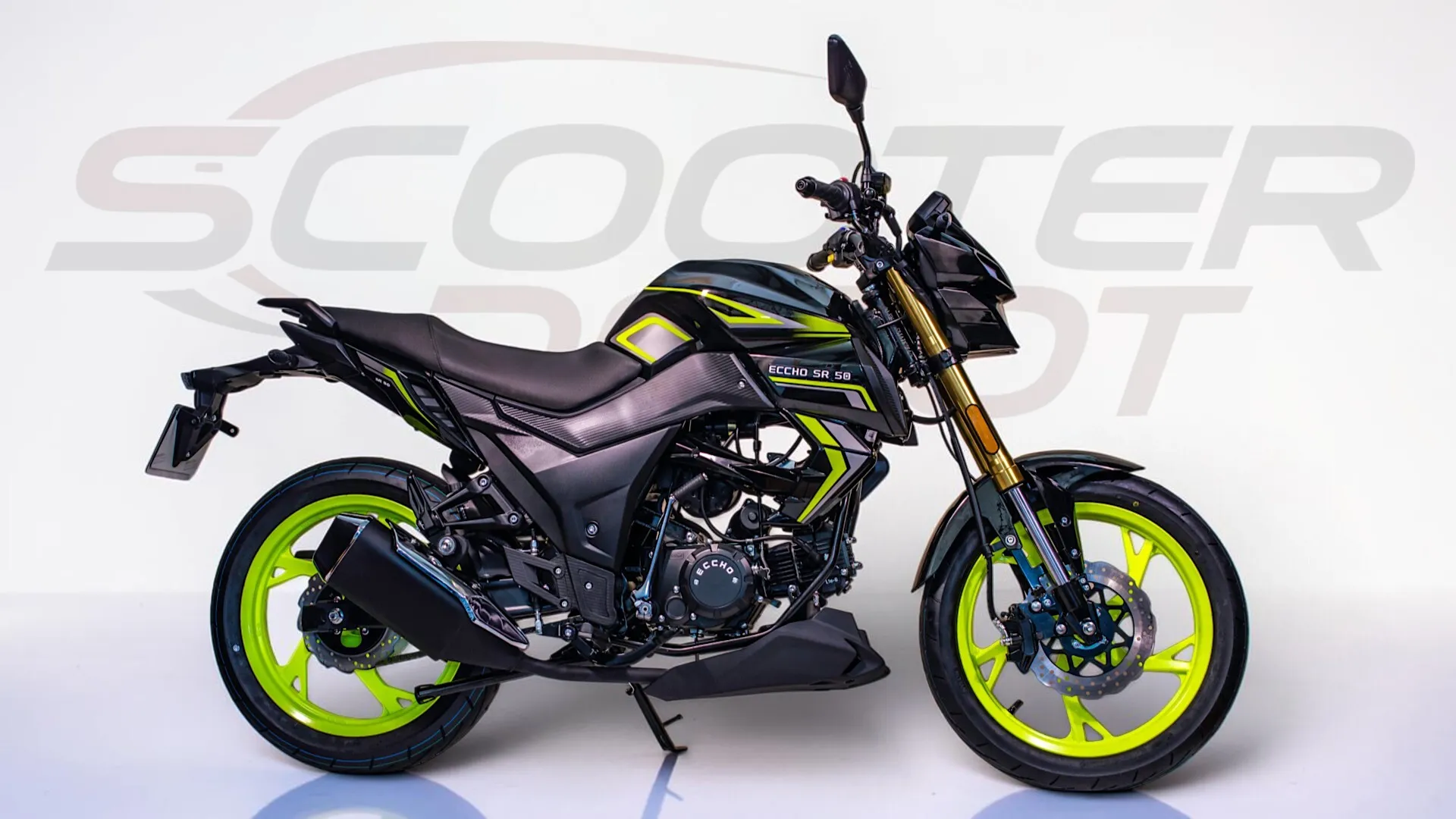 ECCHO SR 50 STING 2027 – Moto 50 à boîte, roadster Full LED 